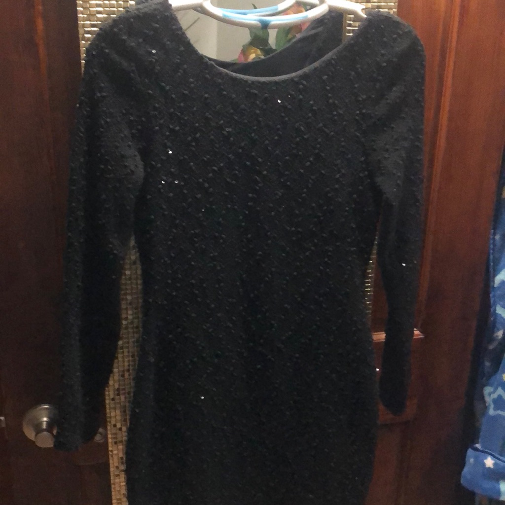 Jennifer Lopez Brand Black Dress